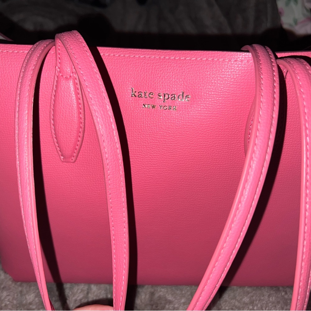 Kate spade tote orchid Used a few times in new condition no stains rips or tears